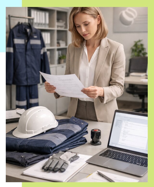 Сертификация спецодежды в Феодосии от 7111 р. | Алешин-Фдс