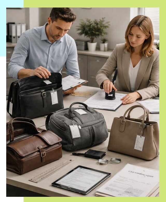 Сертификация сумок в Феодосии от 7619 руб. | Алешин-Фдс