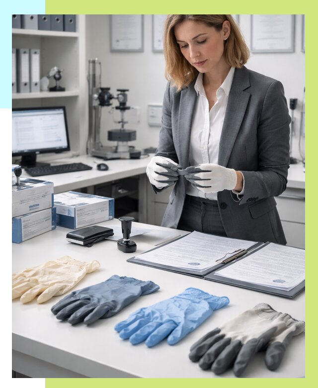 Сертификация перчаток в Феодосии от 8634 р. | Алешин-Фдс