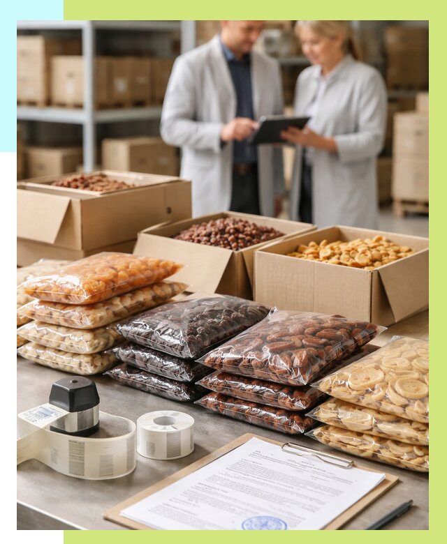 Сертификация сухофруктов в Феодосии от 12190 р. | Алешин-Фдс под ключ