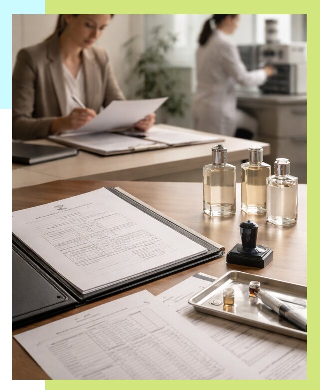 Сертификация парфюмерии в Феодосии от 15237 р. | Алешин-Фдс