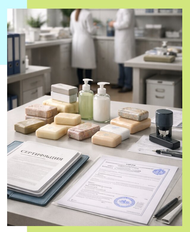 Сертификация мыла и сертификат на мыло в Феодосии от 12190 | Алешин-Фдс