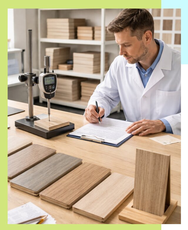 Сертификация ламината с испытаниями и оформлением документов в Феодосии