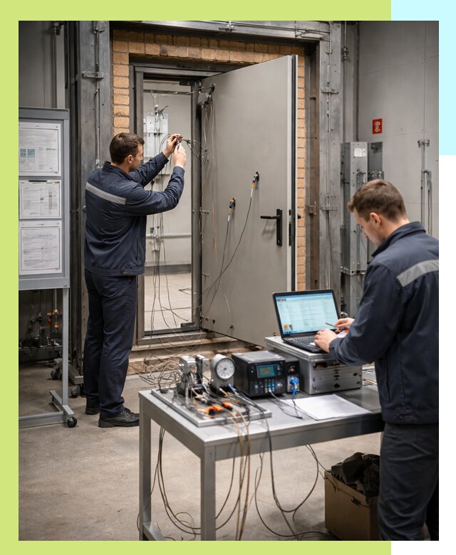 Сертификация противопожарных дверей в Феодосии по ГОСТ и ТР