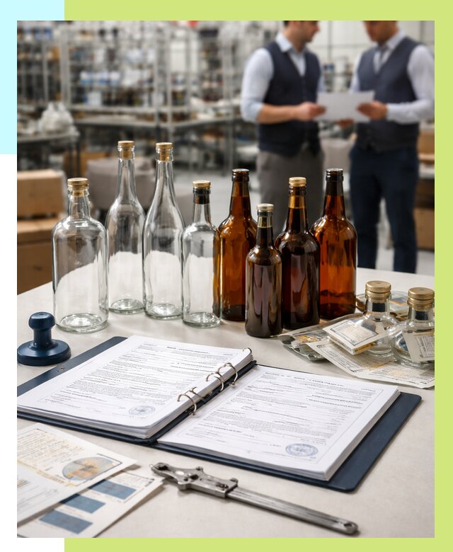 Сертификация стеклянных бутылок в Феодосии от 25395 р. | Алешин-Фдс