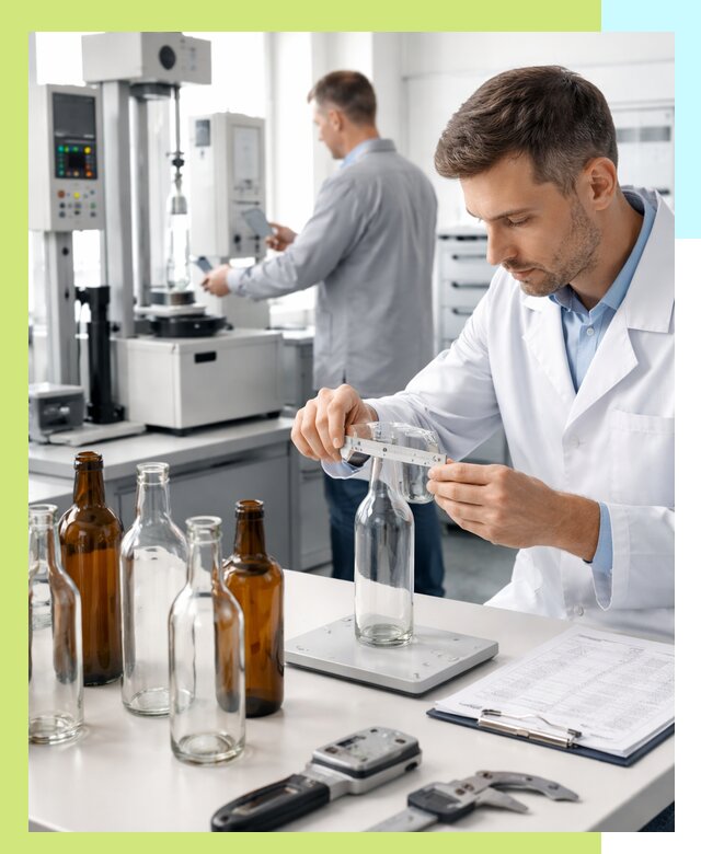 Сертификация стеклянных бутылок и сопутствующей упаковки в Феодосии