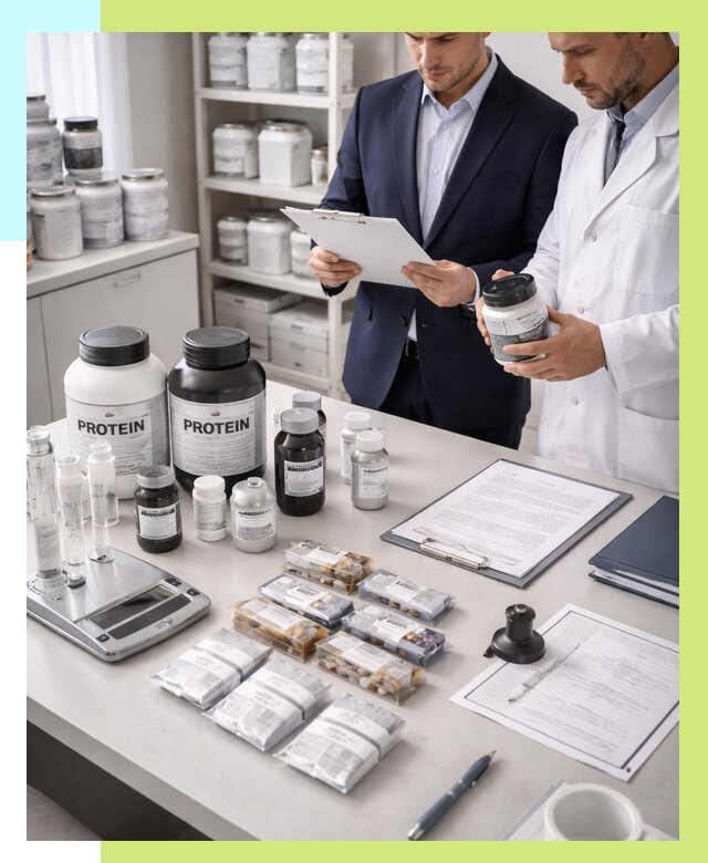 Сертификация спортивного питания в Феодосии от 15237 р., Алешин-Фдс