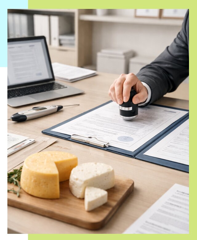 Сертификация сыров в Феодосии от 15237 р | Сертификат на сыр Алешин-Фдс