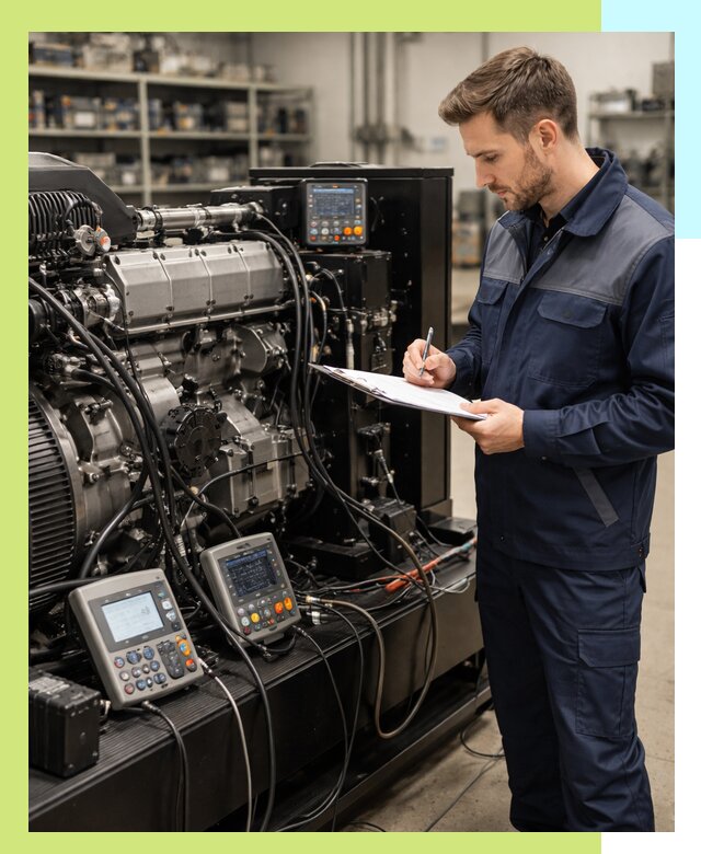 Сертификация дизельных генераторов и их оборудования в Феодосии
