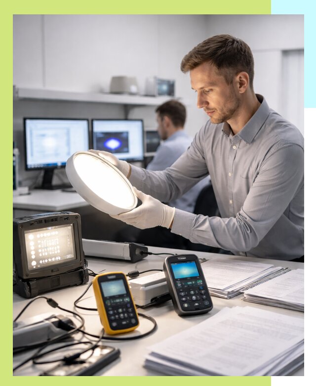 Сертификация светильников в Феодосии: испытания и оформление