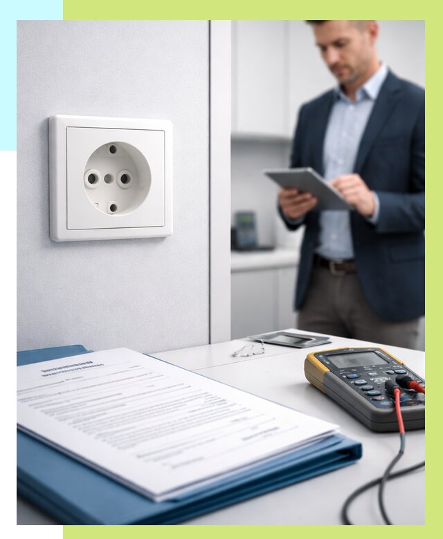 Сертификация розеток в Феодосии от 8634 р. | Алешин-Фдс