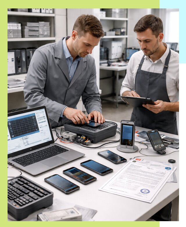 Сертификация мобильных телефонов и смартфонов в Феодосии под ключ