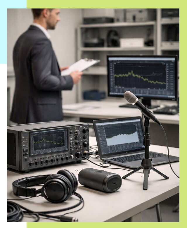 Сертификация аудиотехники в Феодосии от 15237 р., Алешин-Фдс