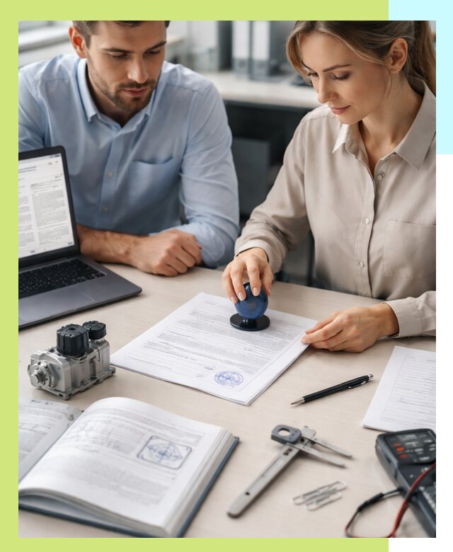 Выдача паспорта изделия и техническая экспертиза продукции в Феодосии