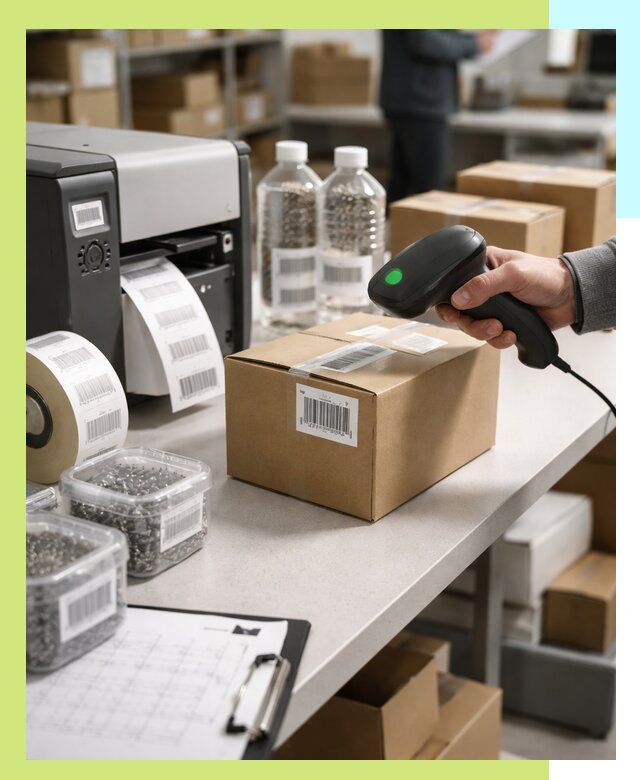 Штрихкодирование продукции и маркировка для продажи в Феодосии