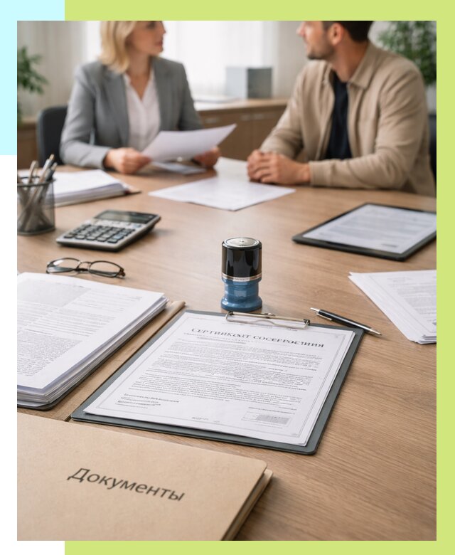 Сертификат соответствия на продукцию в Феодосии от 15237 р.|Алешин-Фдс