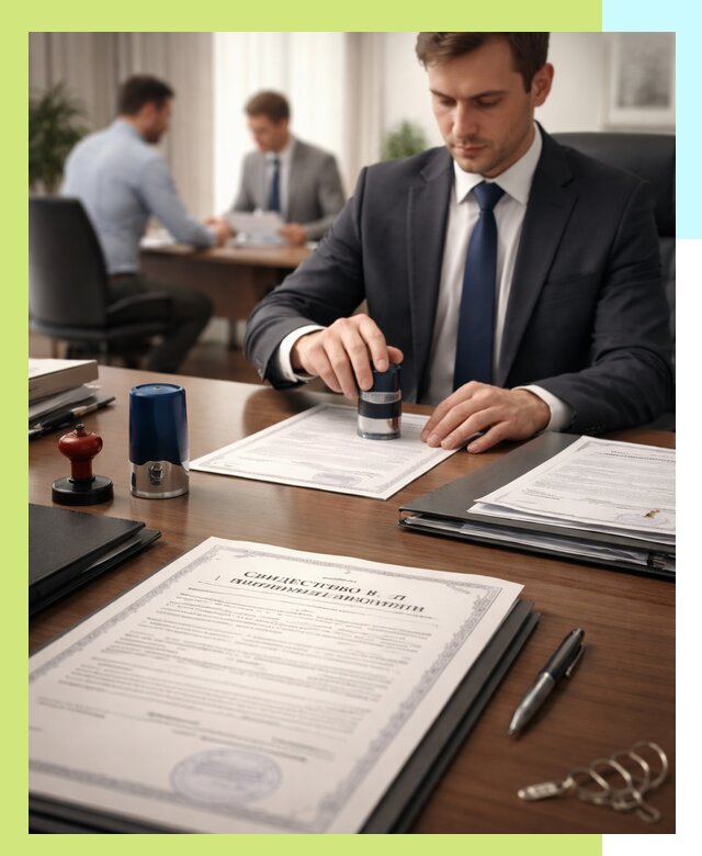 Оформление свидетельства о государственной регистрации в Феодосии