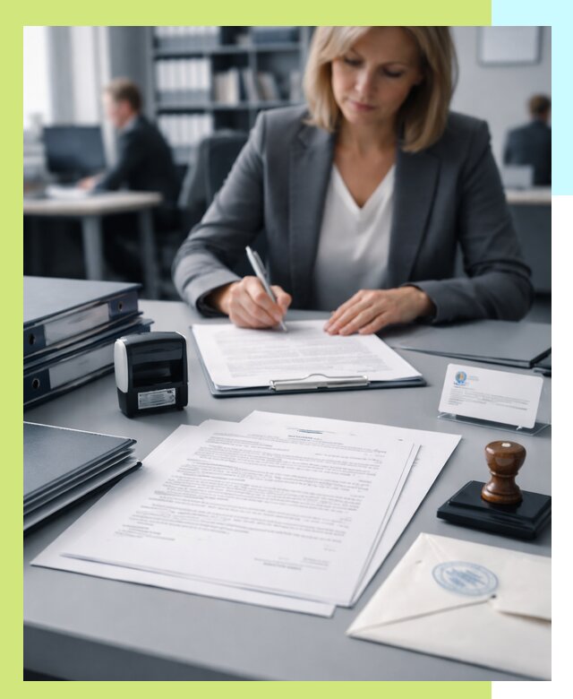 Оформление отказного письма для продукции и оборудования в Феодосии