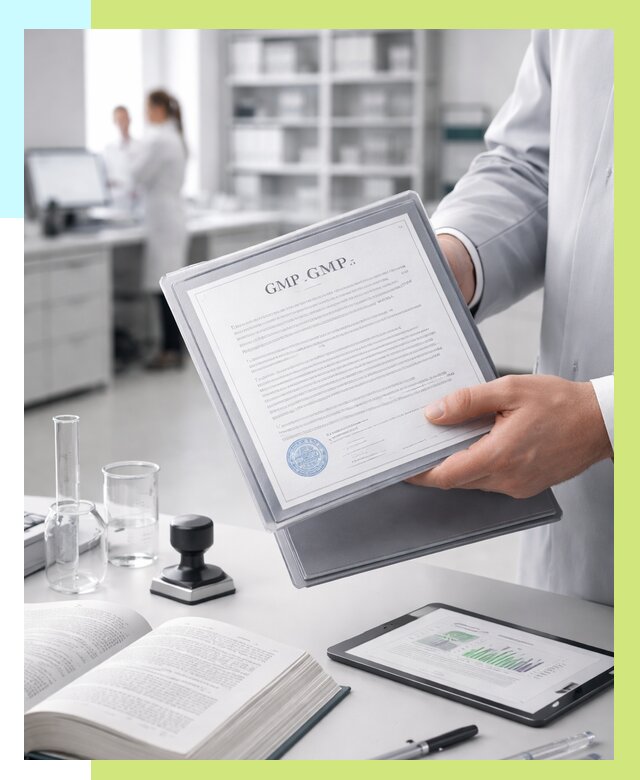 Сертификат GMP в Феодосии под ключ от 86343 р. | Алешин-Фдс