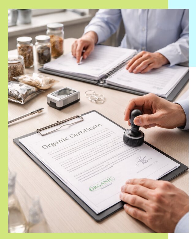 Получение органик сертификата для продукции в Феодосии