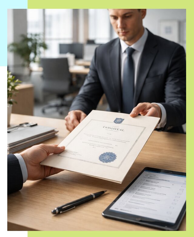 Сертификат ISO 30301 в Феодосии от 35553 р. | Алешин-Фдс - под ключ