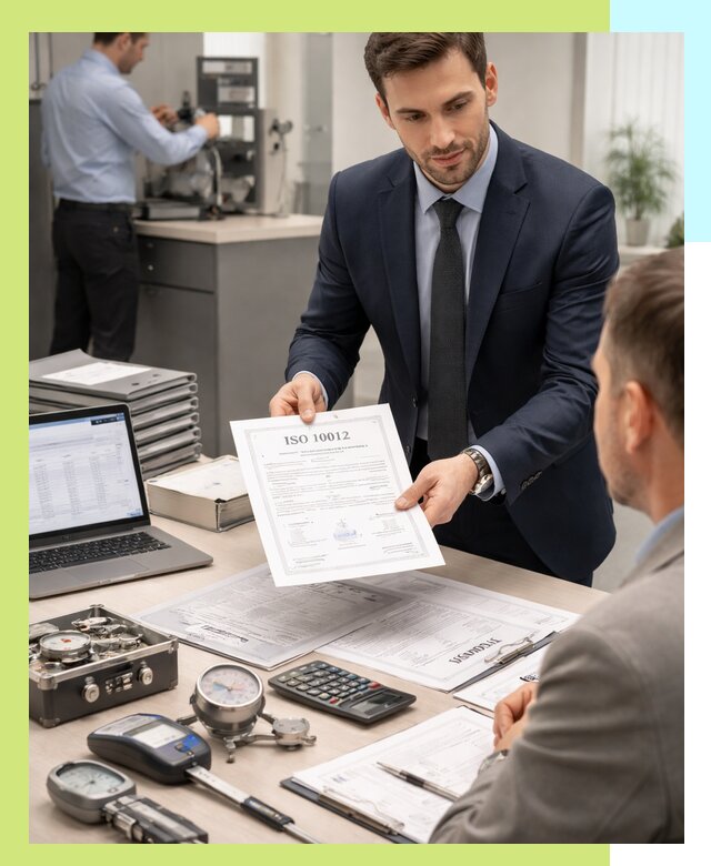 Выдача сертификата ISO 10012 по требованиям метрологии в Феодосии