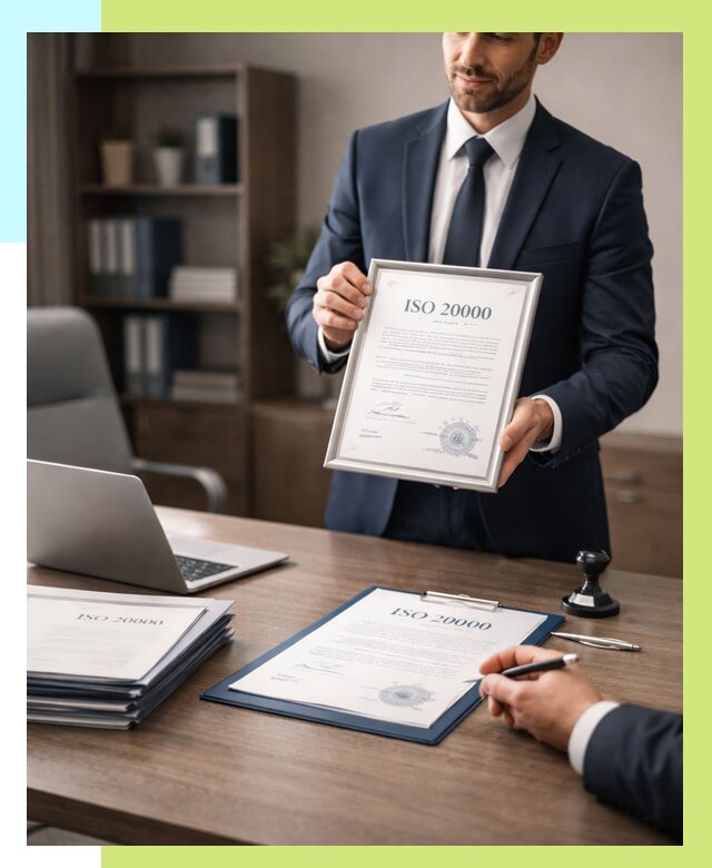 Сертификат ISO 20000 в Феодосии под ключ от 121896 р., Алешин-Фдс