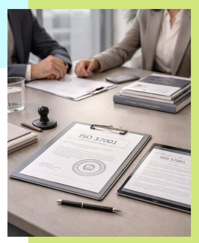 Сертификат ISO 37001 в Феодосии оформить от 121896 р. Алешин-Фдс