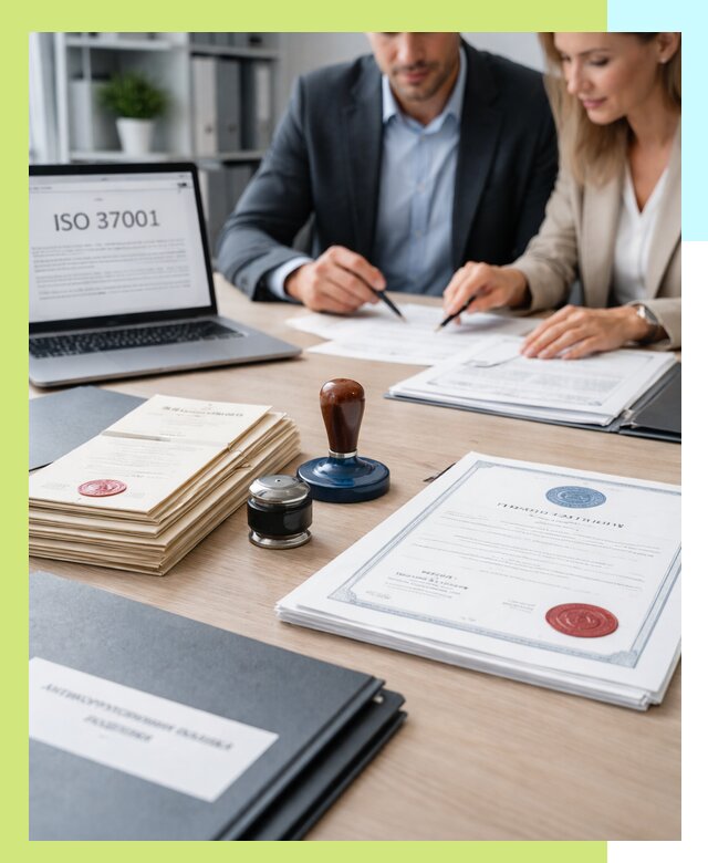 Получение сертификата ISO 37001 по системе борьбы с коррупцией в Феодосии